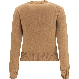 Brown Wool Oves Aries Sweatshirt