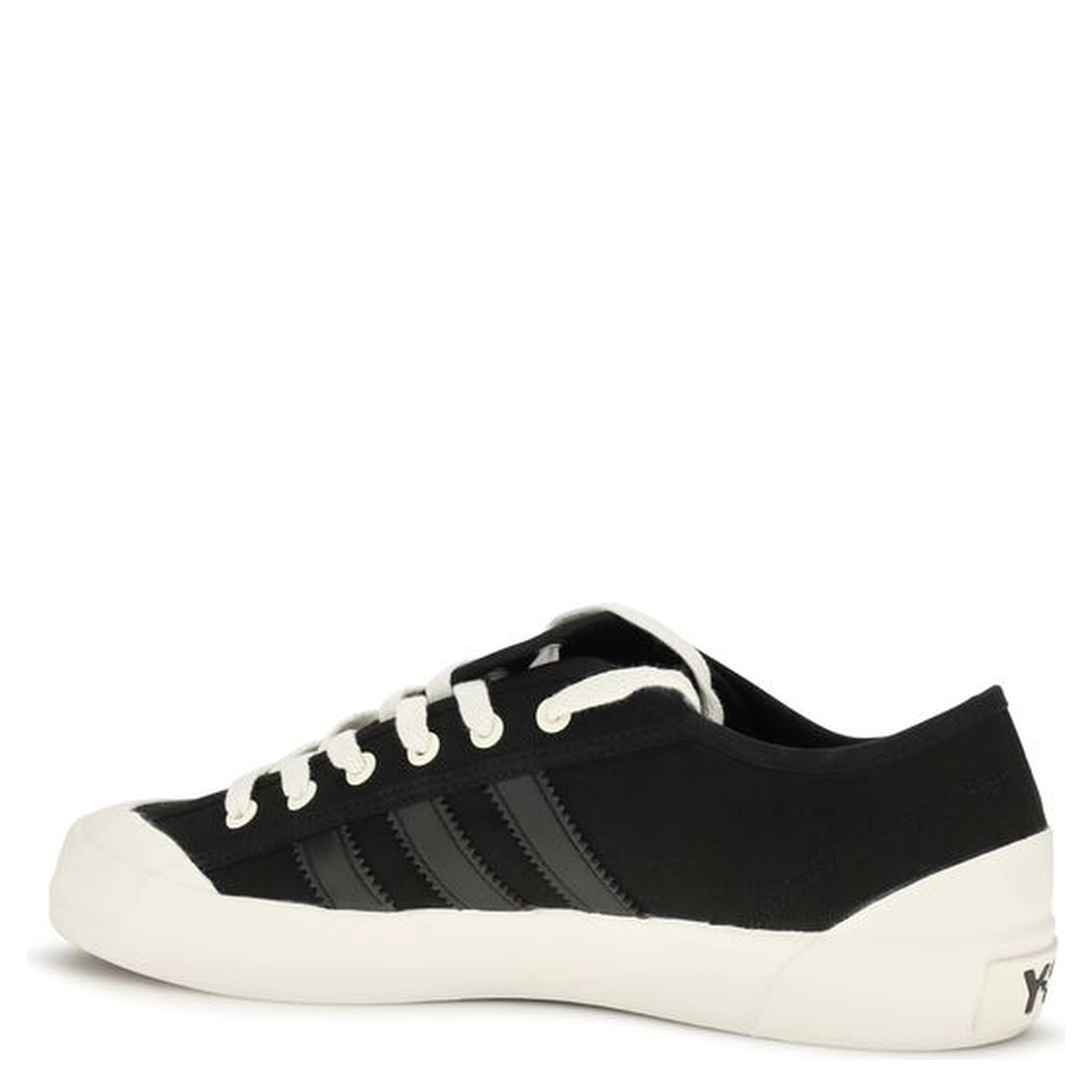Black Fabric Low Top Sneakers