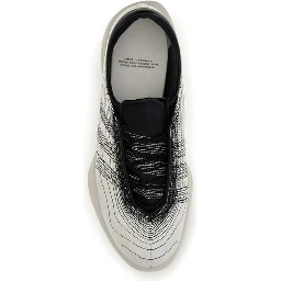 Beige Calf Leather Bos Taurus Sneakers