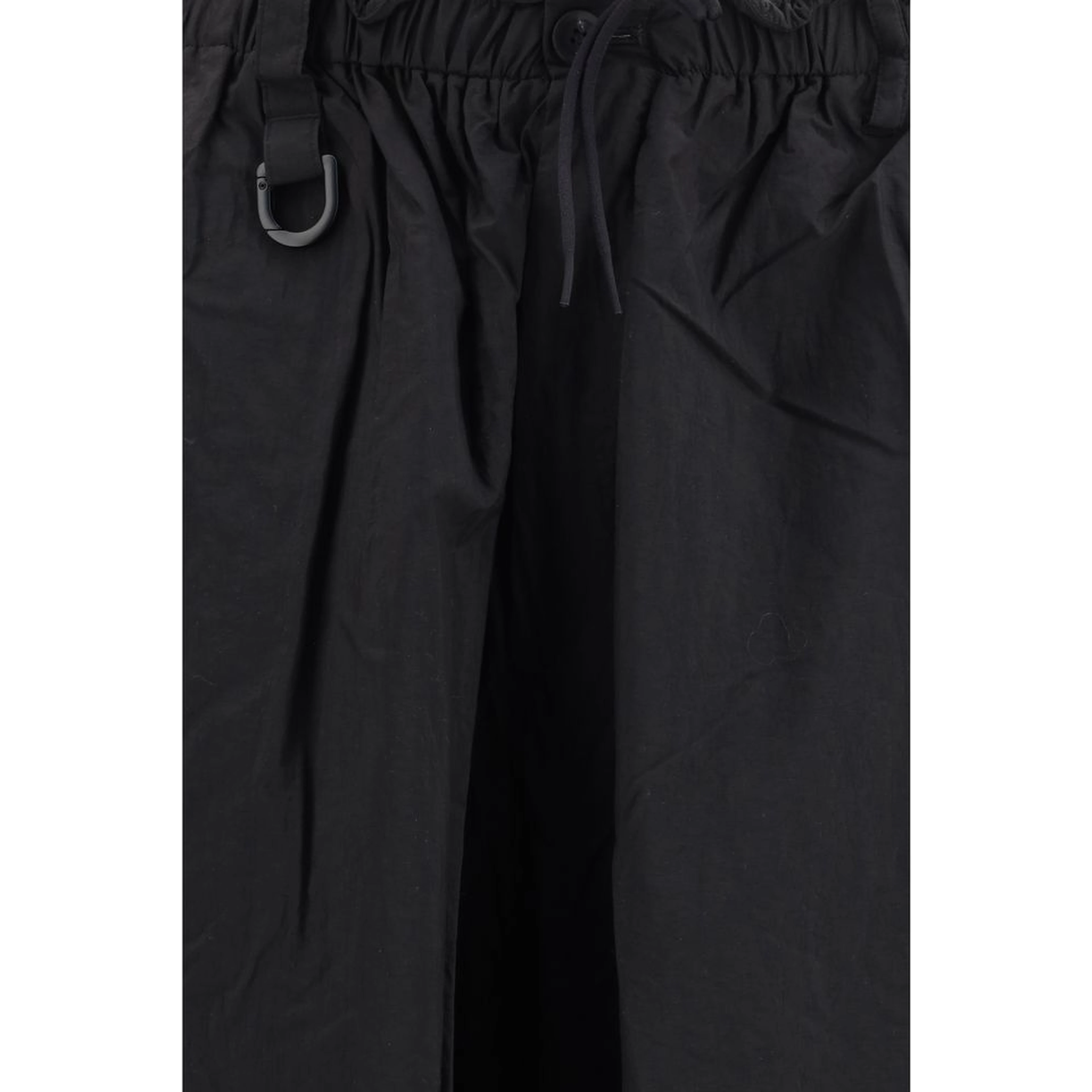 Black Polyamide Cargo Pants