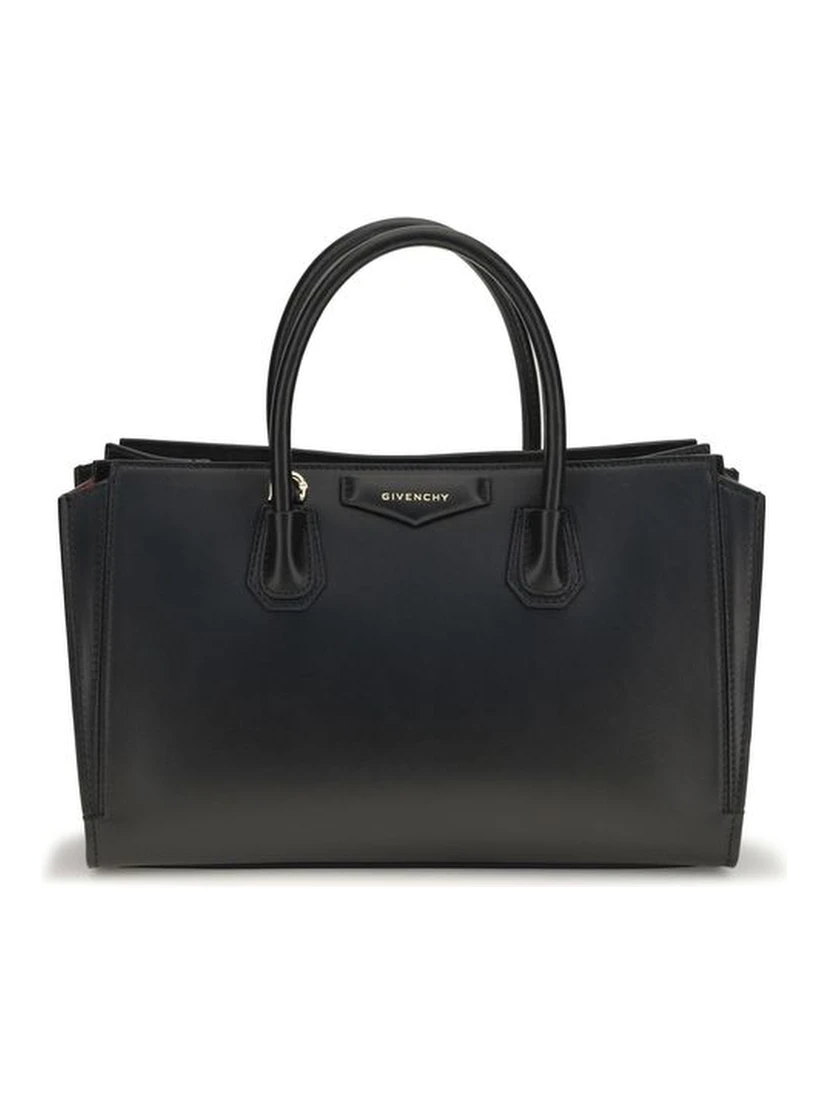 Black Calf Leather Bos Taurus Handbag