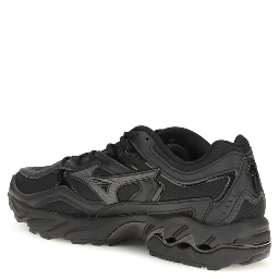 Black Fabric Athletic Sneakers
