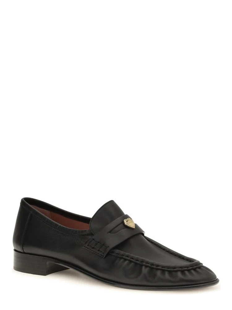 Black Calf Leather Bos Taurus Slip-On Loafers alternative
