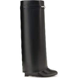 Black Calf Leather Bos Taurus Boots