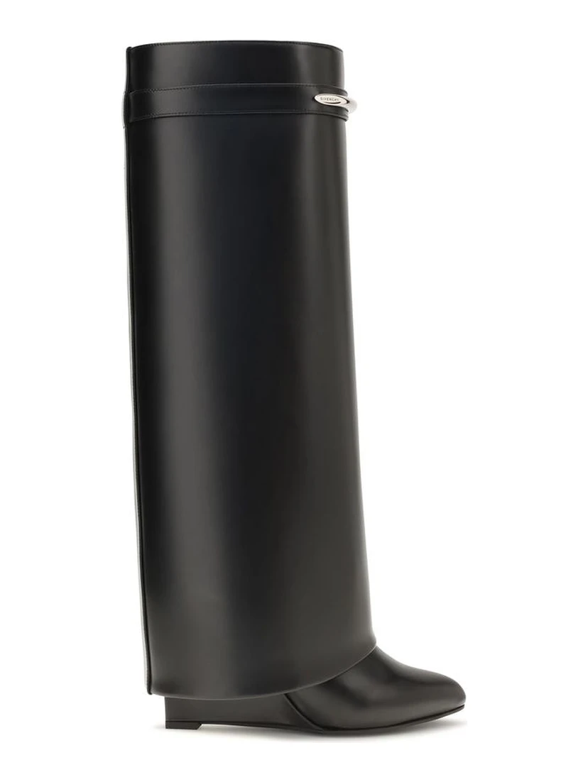 Black Calf Leather Bos Taurus Boots