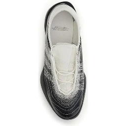 Black Rubber Athletic Sneakers