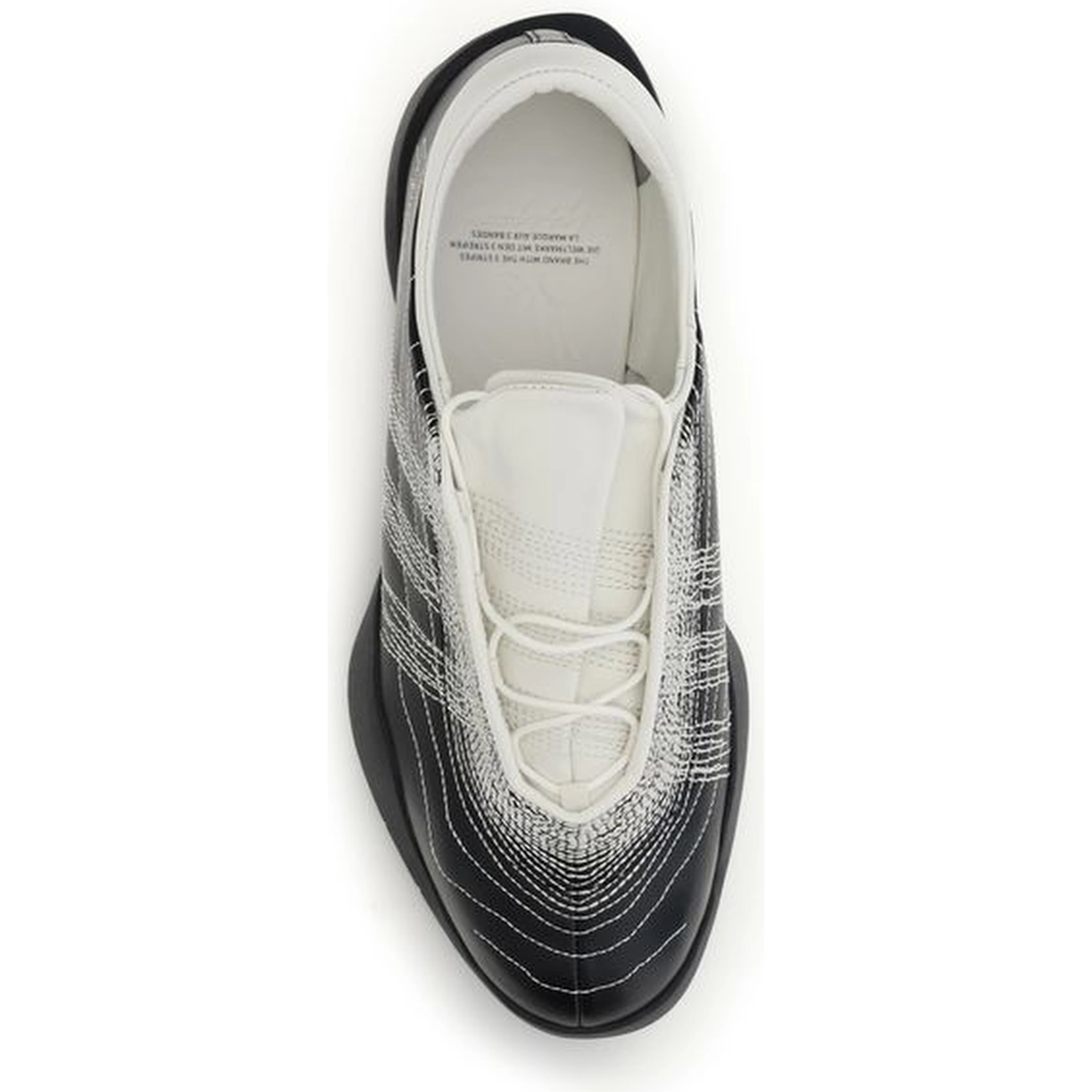 Black Rubber Athletic Sneakers