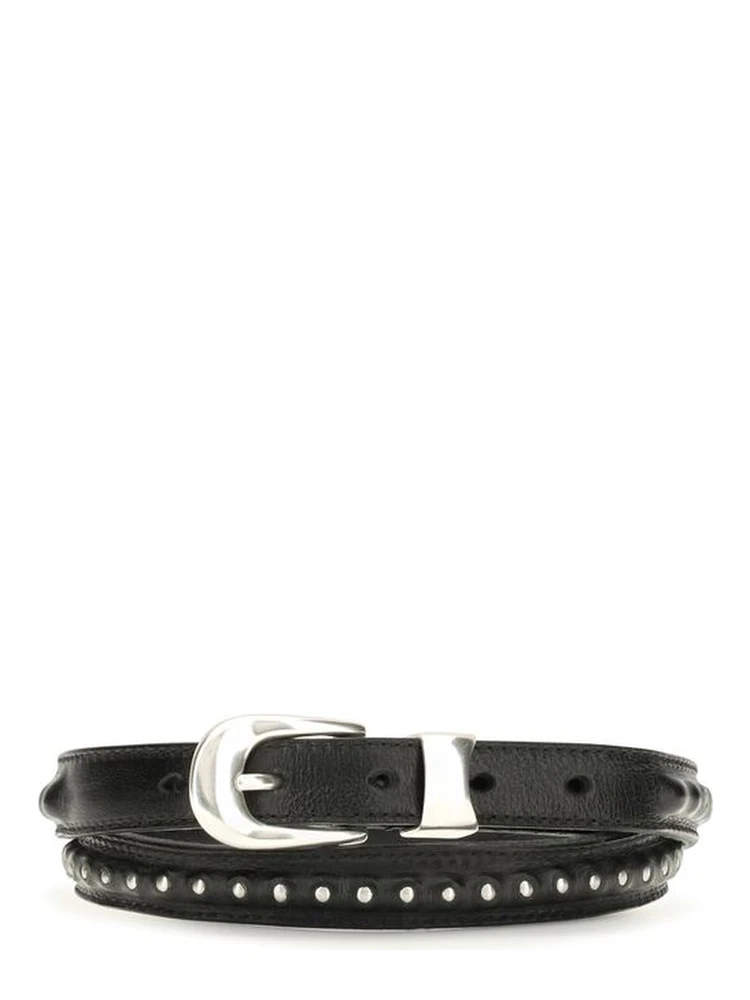 Black Calf Leather Bos Taurus Regular Belt
