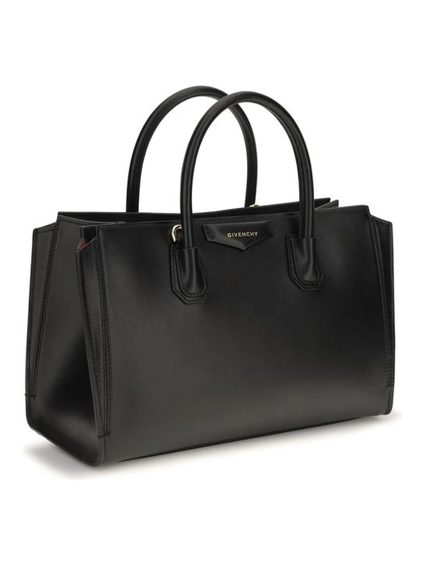 Black Calf Leather Bos Taurus Handbag