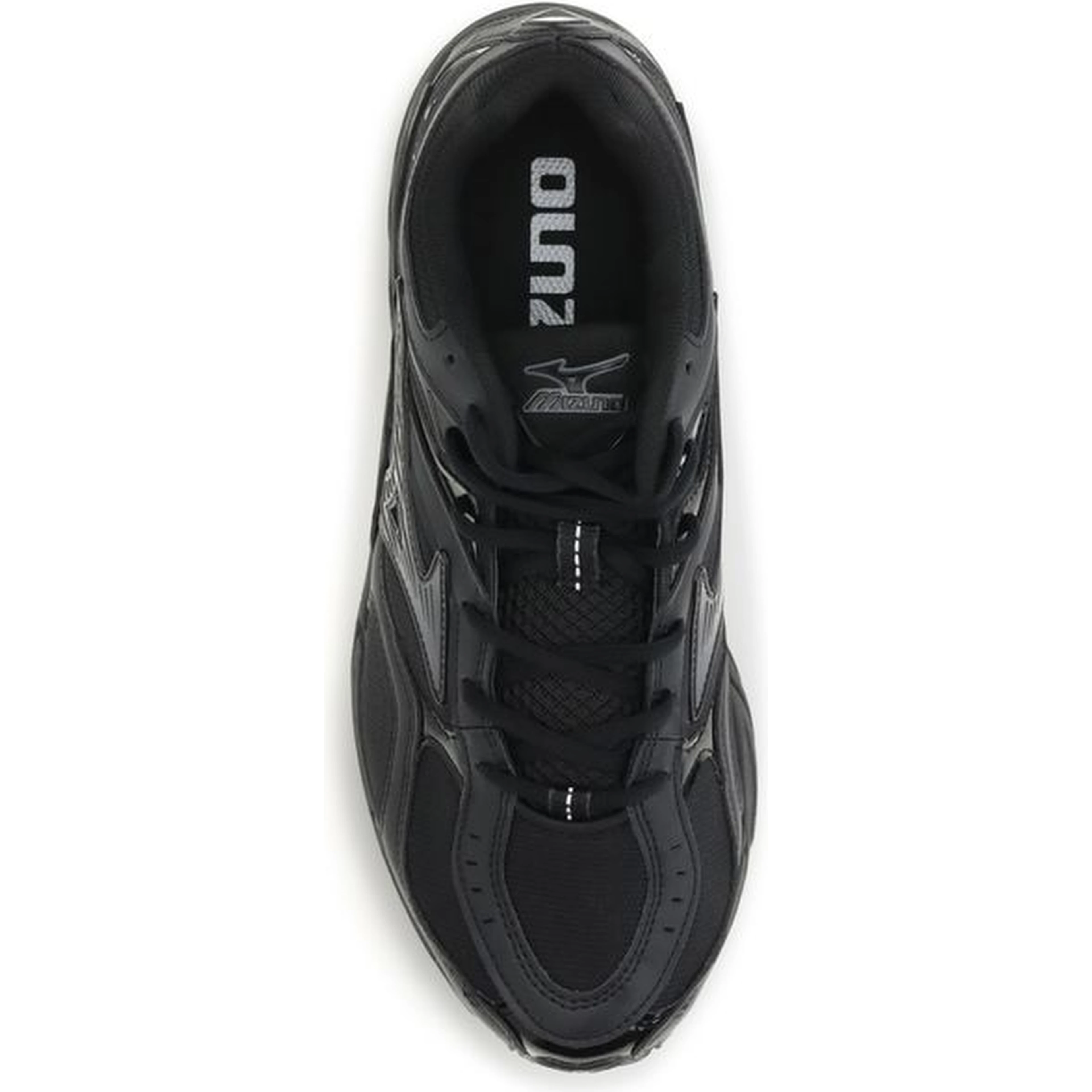 Black Fabric Athletic Sneakers