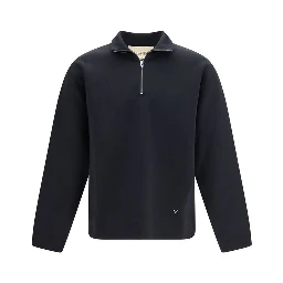 Black Cotton Sweatshirt