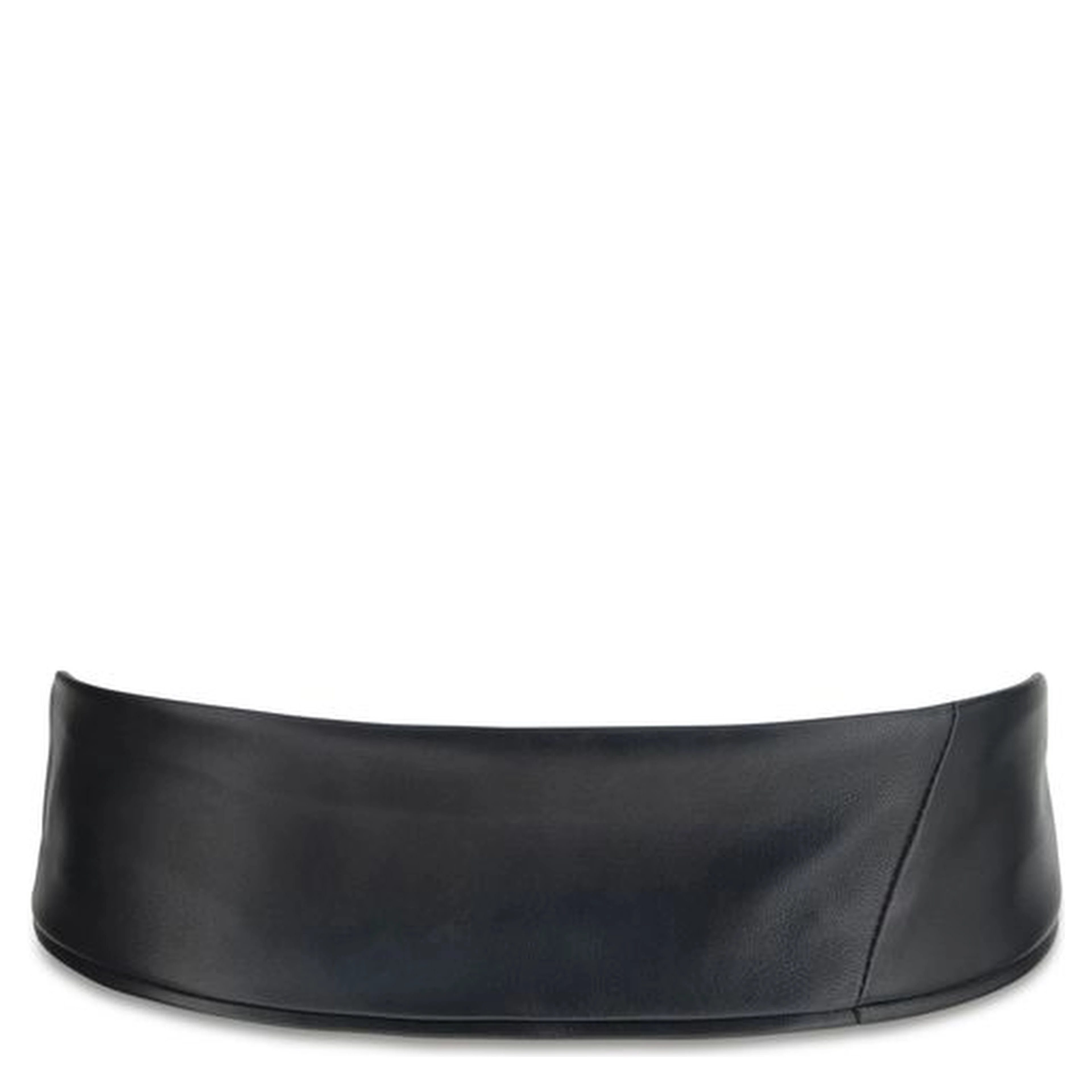 Black Calf Leather Bos Taurus High-Waist Belt
