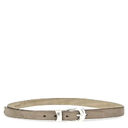 Brown Calf Leather Bos Taurus Thin Belt