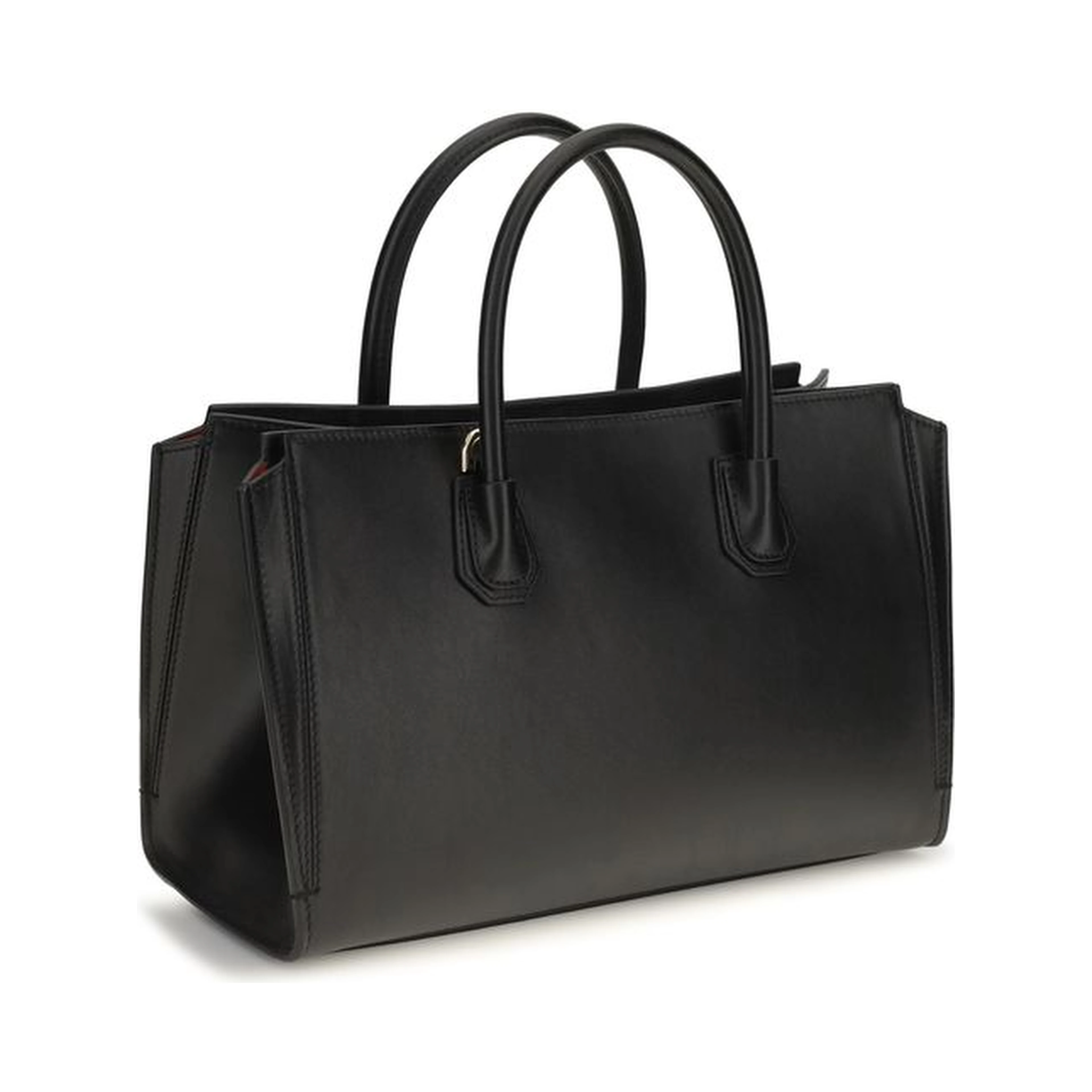 Black Calf Leather Bos Taurus Handbag