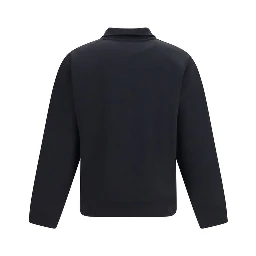Black Cotton Sweatshirt