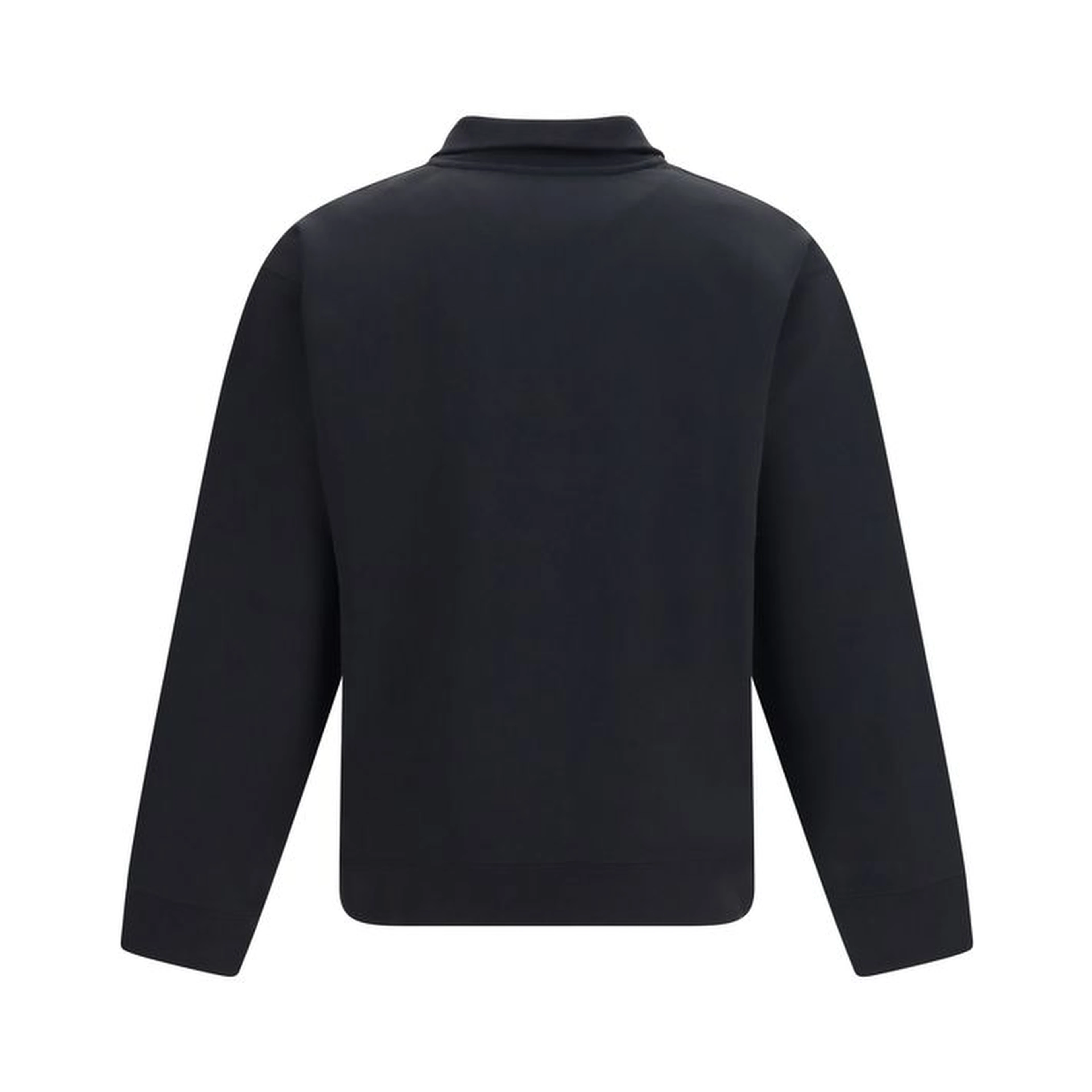 Black Cotton Sweatshirt