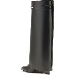 Black Calf Leather Bos Taurus Boots