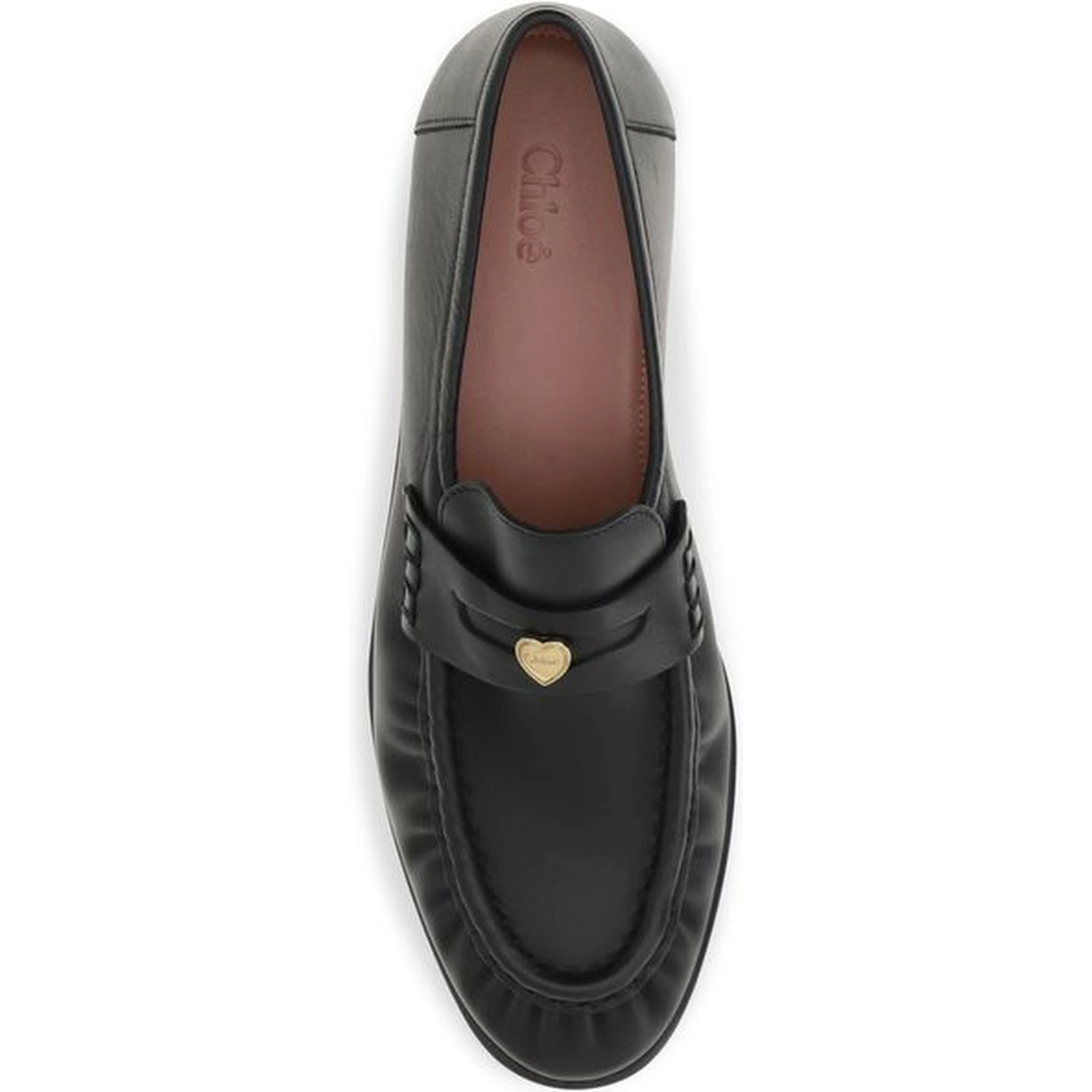 Black Calf Leather Bos Taurus Slip-On Loafers