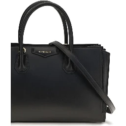 Black Calf Leather Bos Taurus Handbag