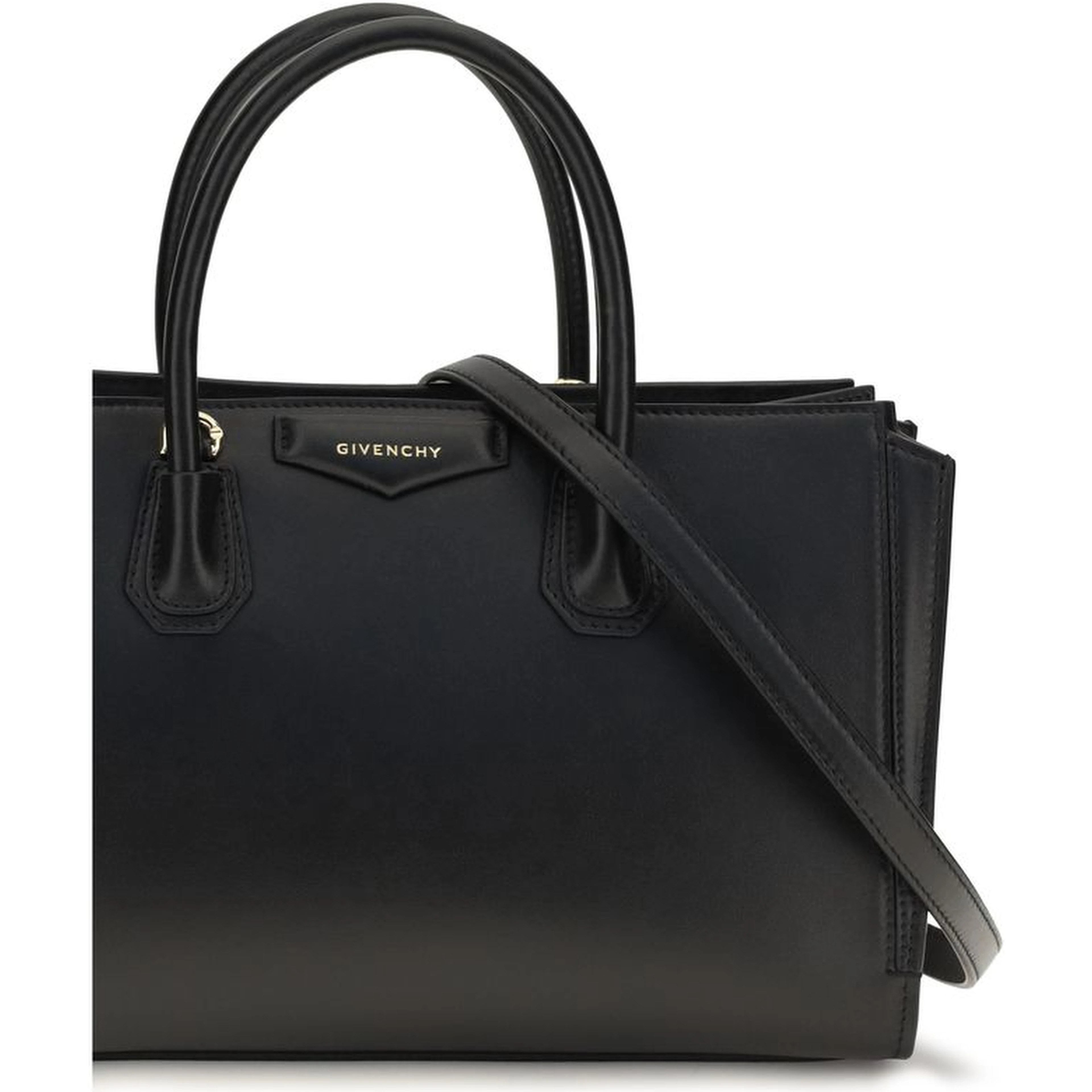 Black Calf Leather Bos Taurus Handbag