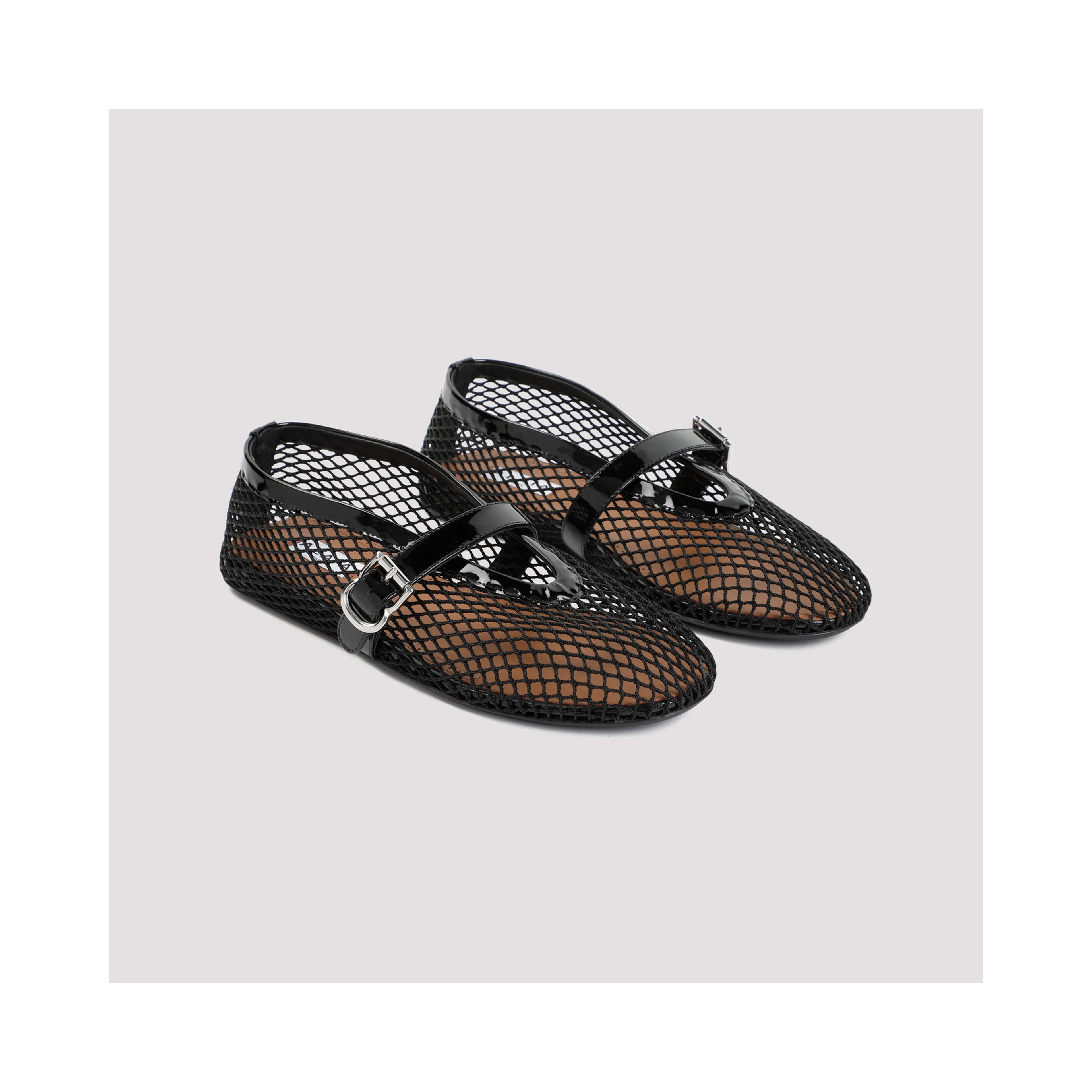 Alaïa Fishnet Ballerinas