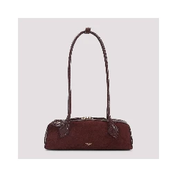 Alaïa Teckel Small Suede Shoulder Bag