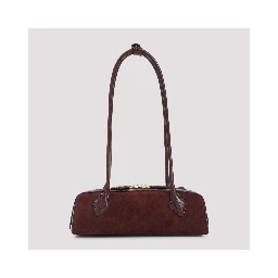 Alaïa Teckel Small Suede Shoulder Bag