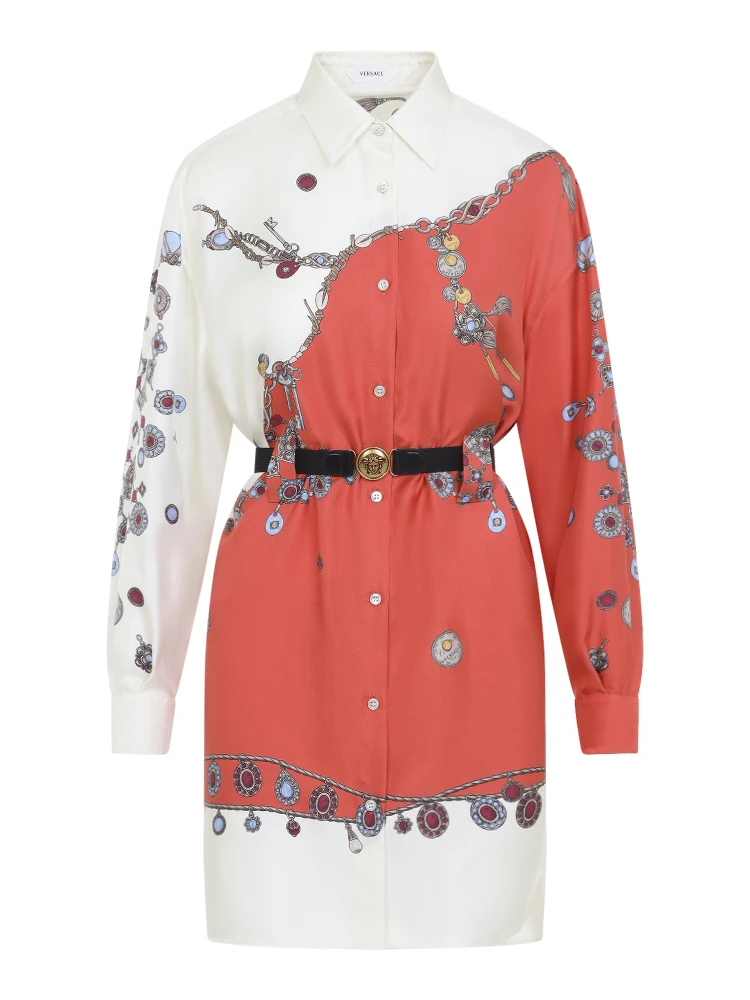 Versace Twill Silk Stolen Jewels Dress alternative