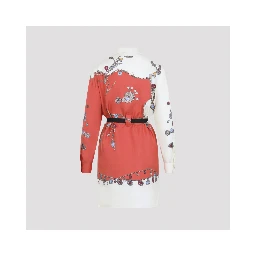 Versace Twill Silk Stolen Jewels Dress