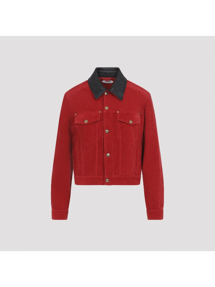 Versace Denim Garment-Dyed Jacket