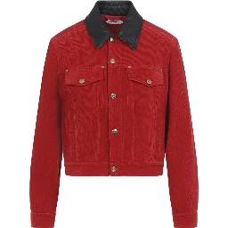 Versace Denim Garment-Dyed Jacket
