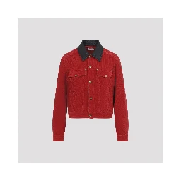 Versace Denim Garment-Dyed Jacket