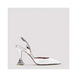 Amina Muaddi Holli Mirror 95 Slingback