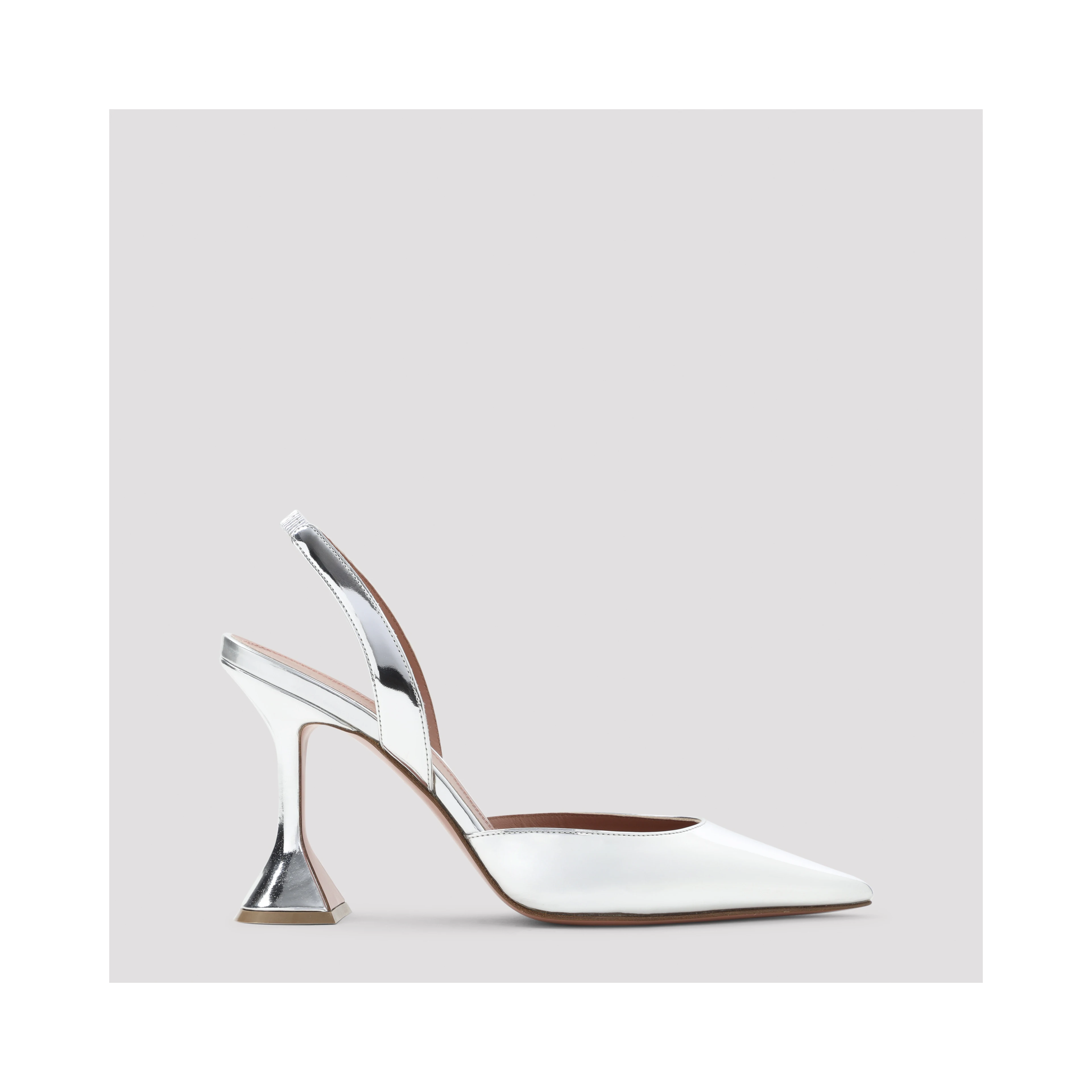 Amina Muaddi Holli Mirror 95 Slingback
