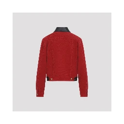 Versace Denim Garment-Dyed Jacket