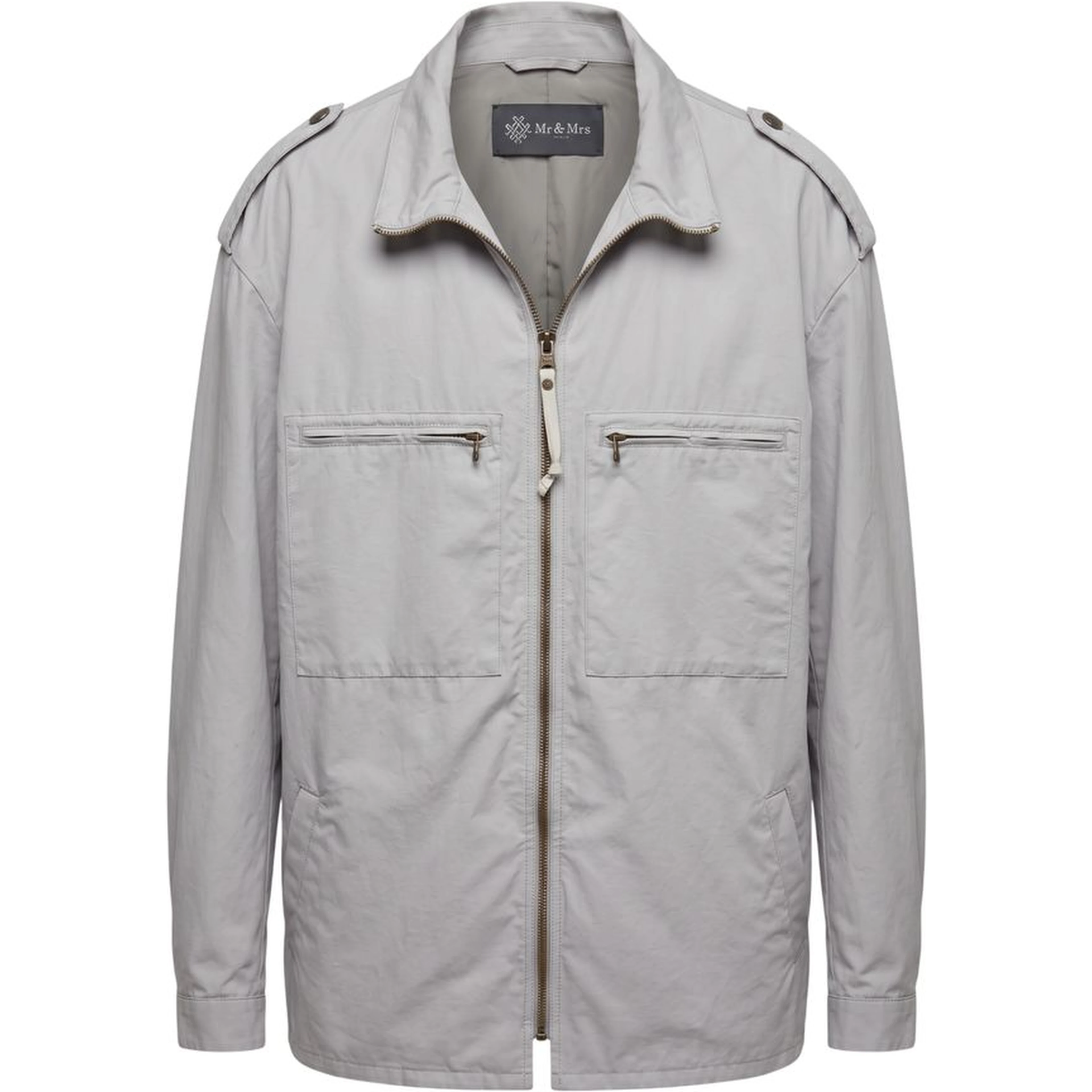 Green Polyurethane Men Jacket