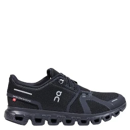 Black Synthetic Athletic Sneakers