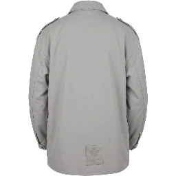 Green Polyurethane Men Jacket