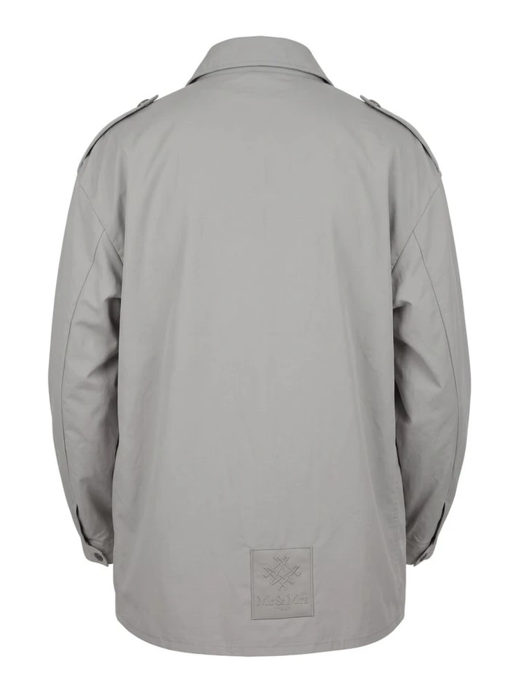 Green Polyurethane Men Jacket alternative