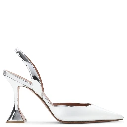 Amina Muaddi Holli Mirror 95 Slingback