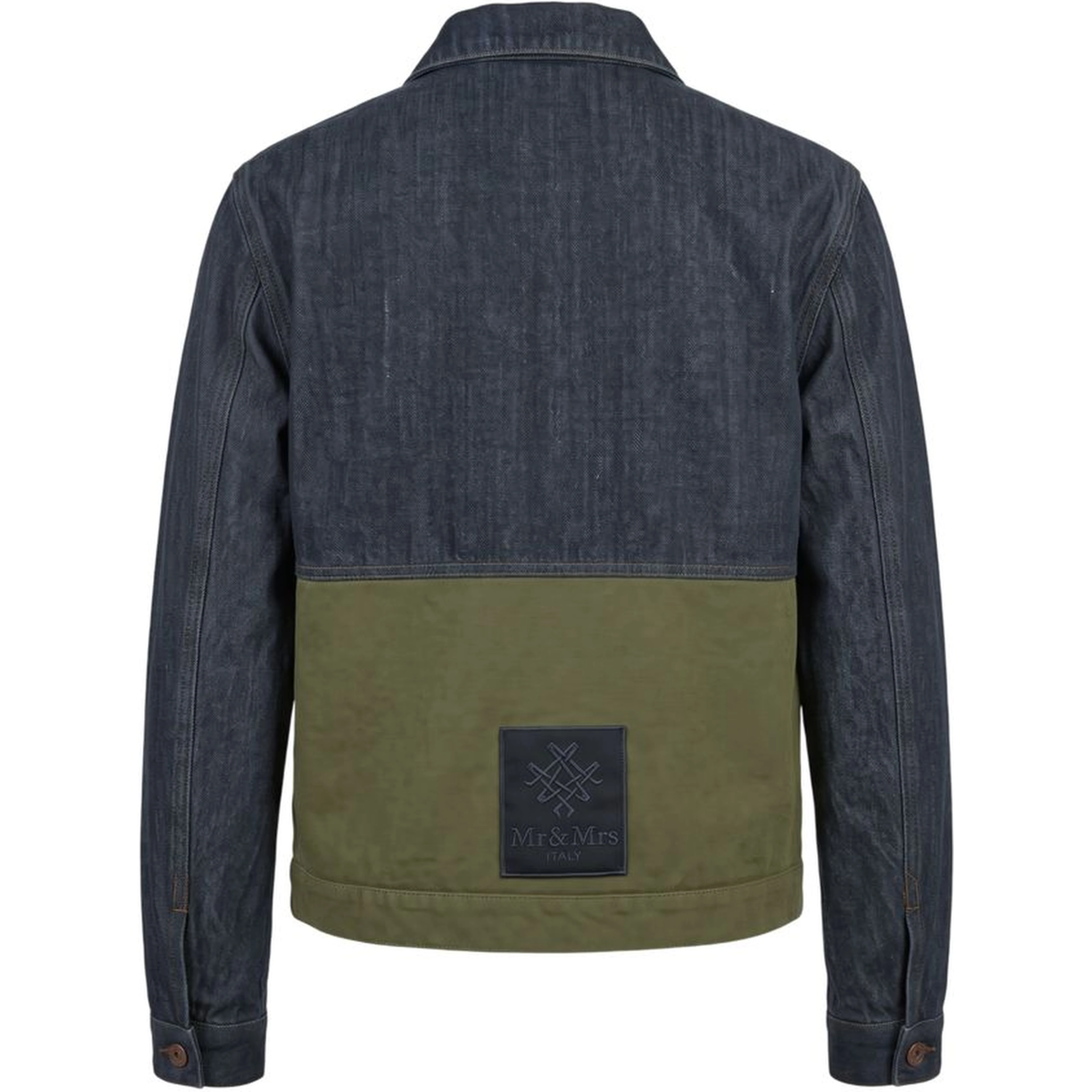 Blue Cotton Mens Jacket