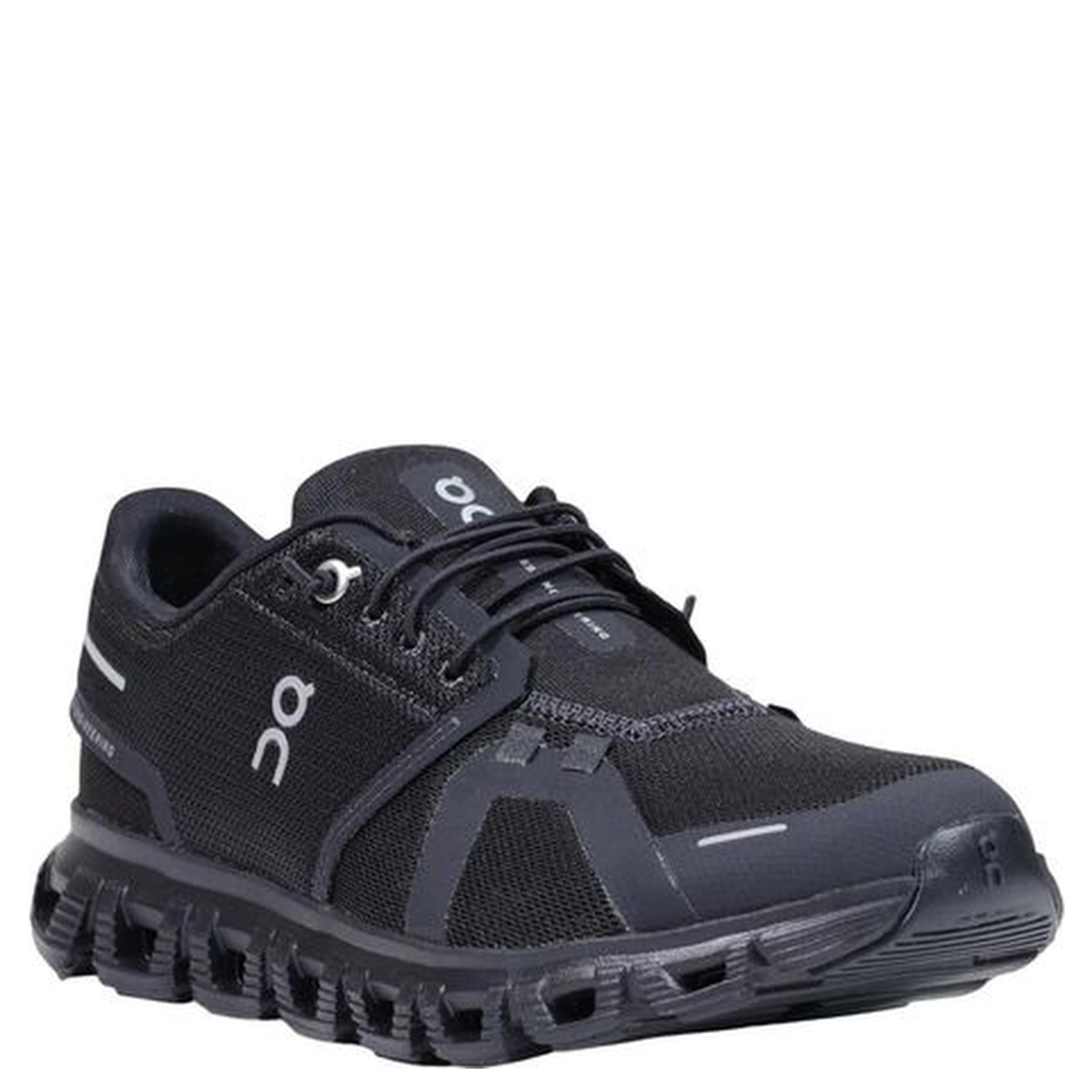 Black Synthetic Athletic Sneakers