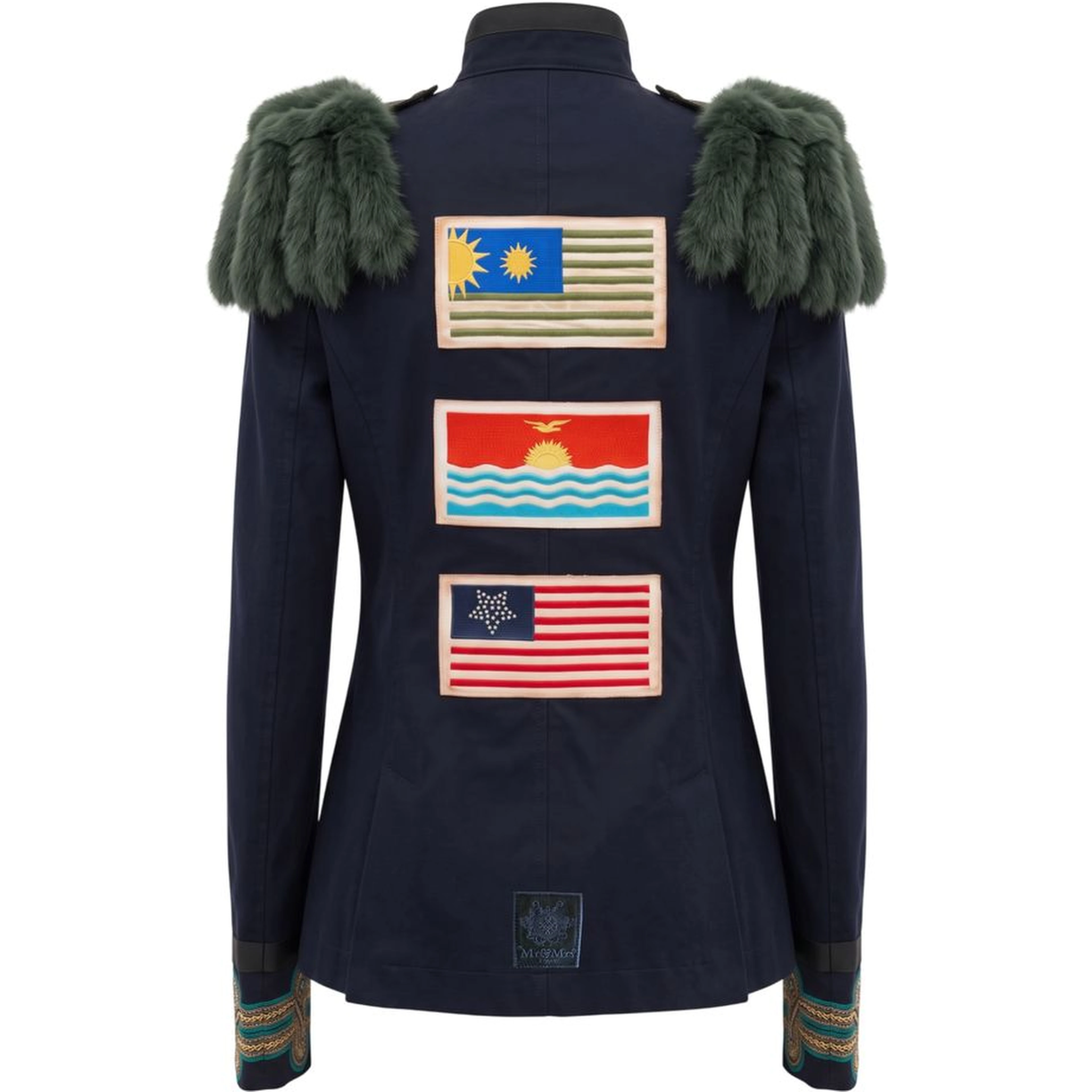 Blue Cotton Women's Jacket