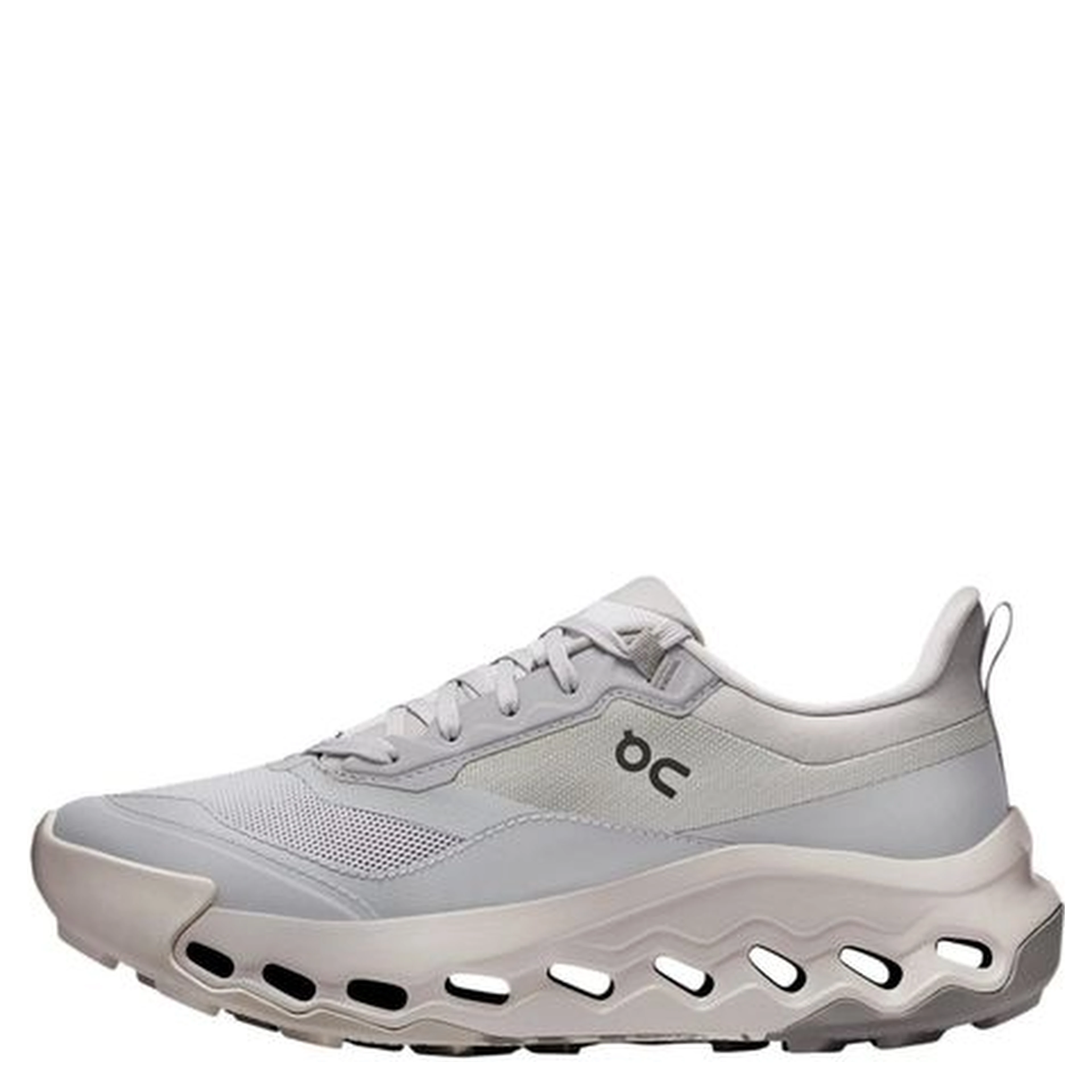 Gray Synthetic Athletic Sneakers