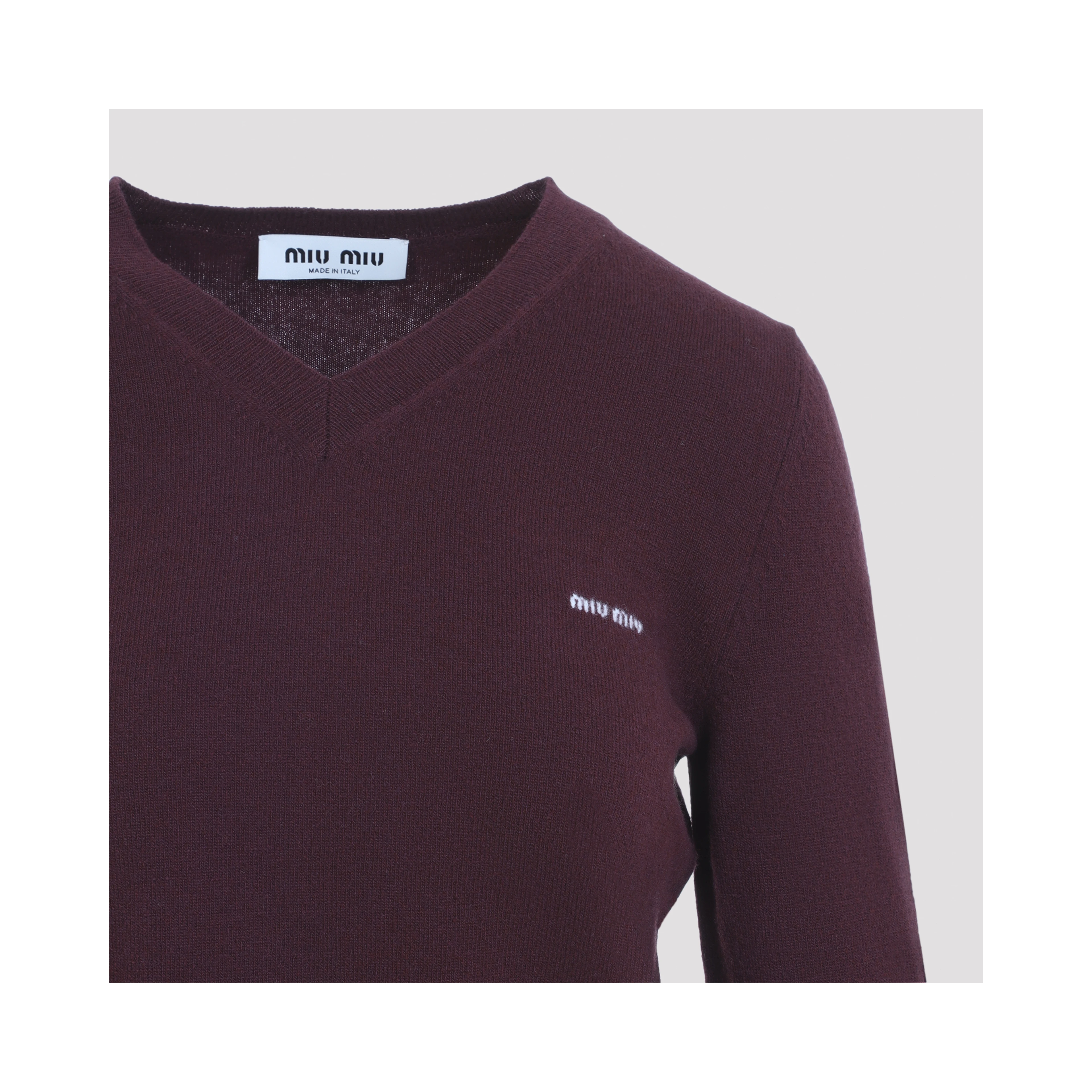 Miu Miu V Neck Sweater