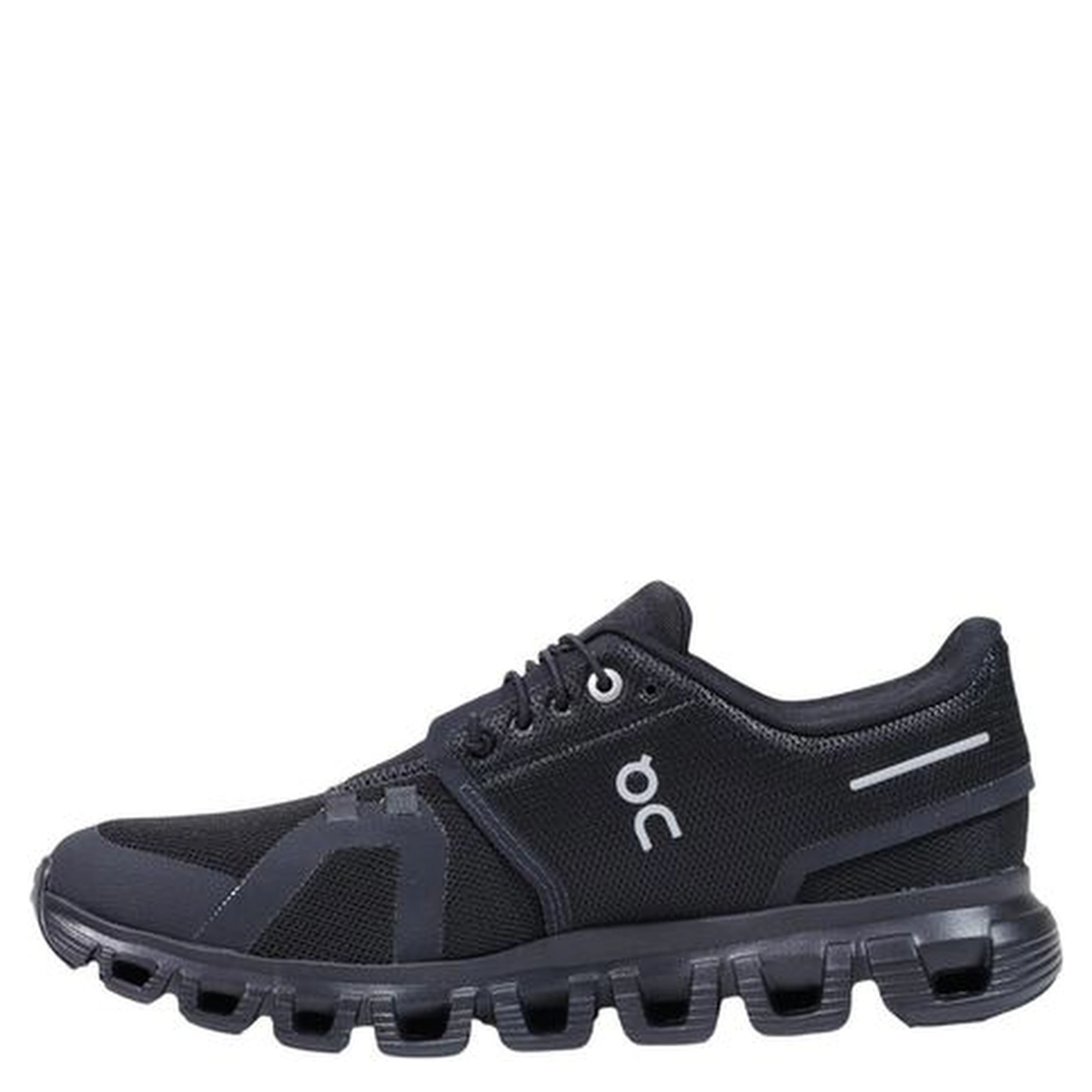 Black Synthetic Athletic Sneakers