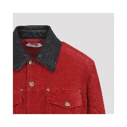 Versace Denim Garment-Dyed Jacket