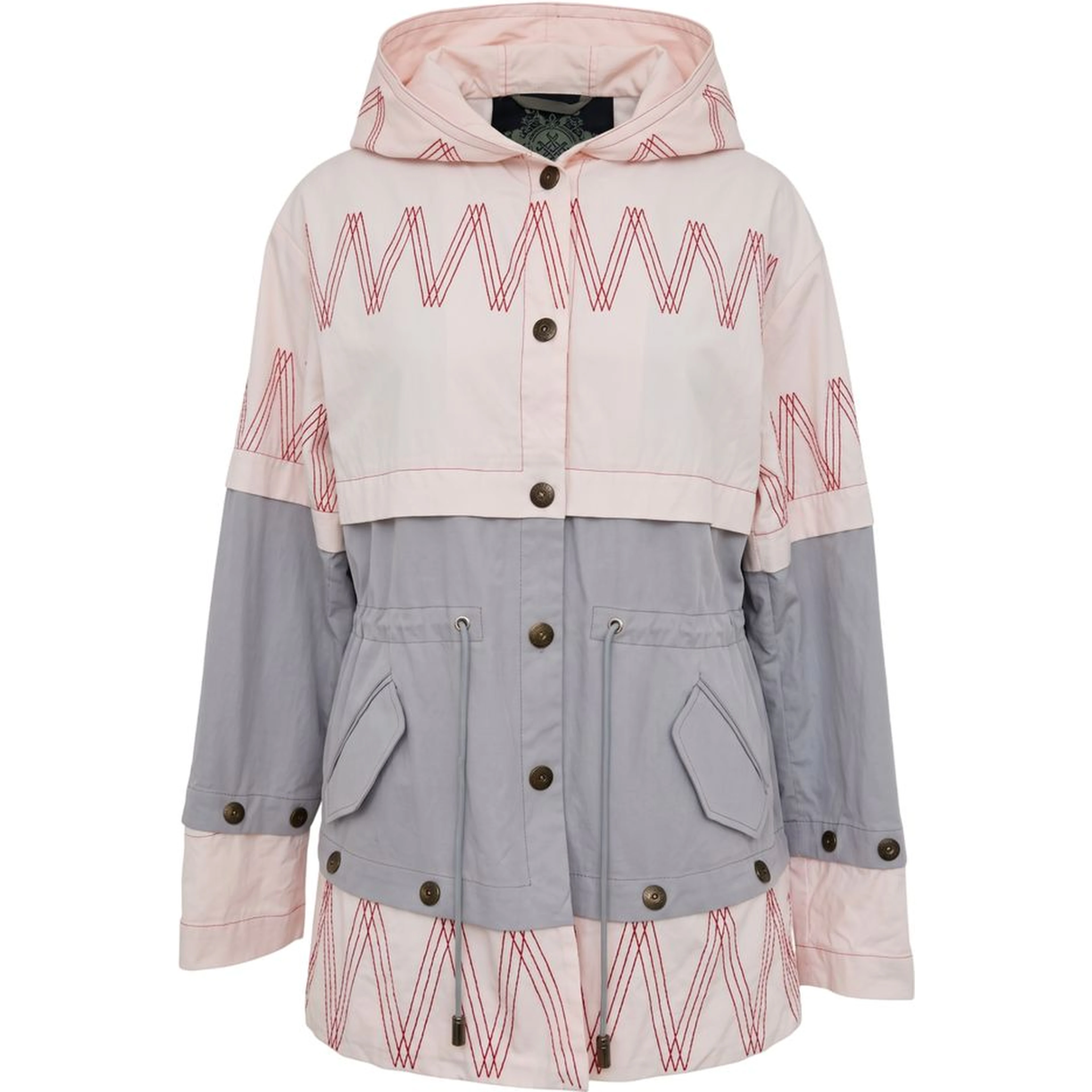 Pink Cotton Women Jacket