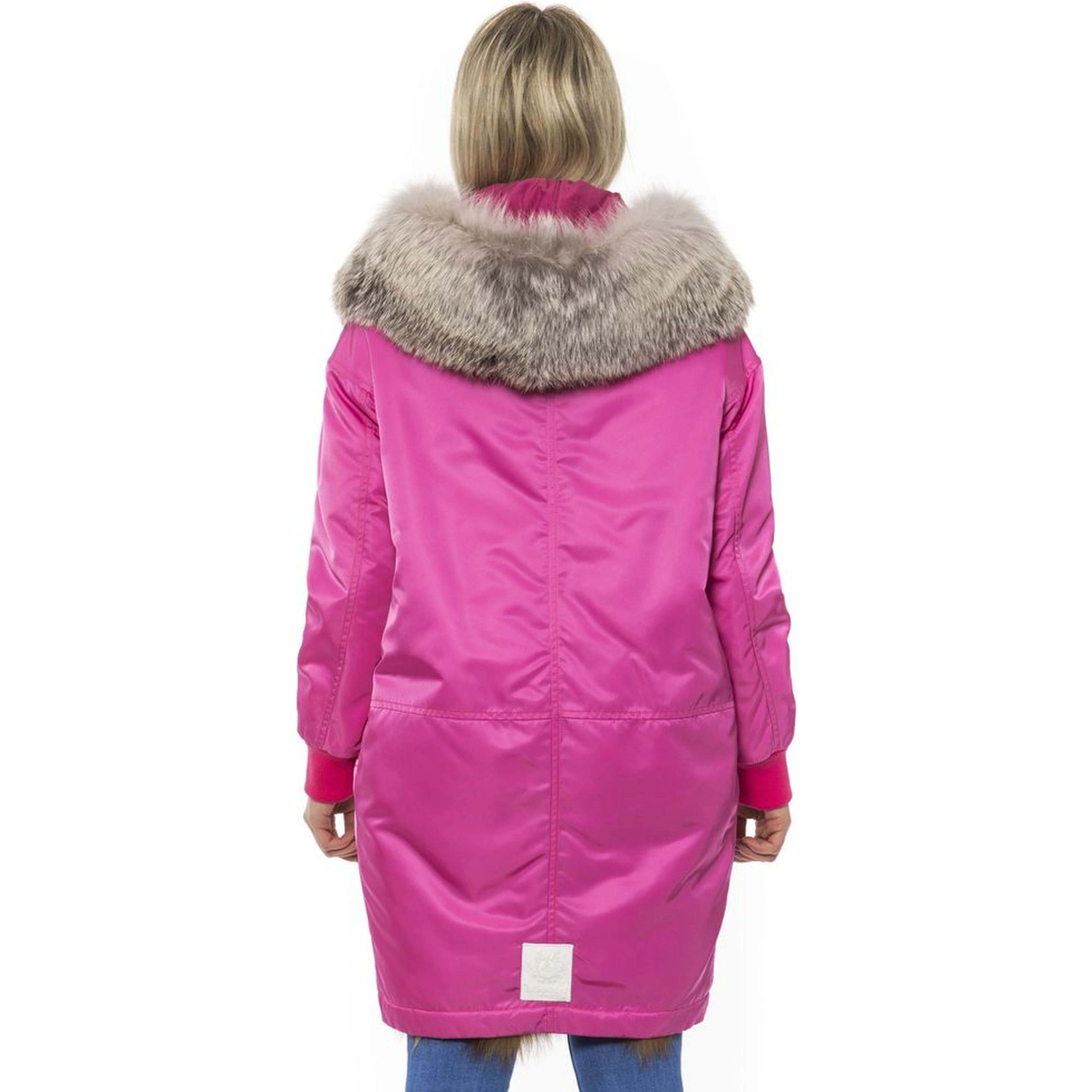 Pink Cotton Women Jacket