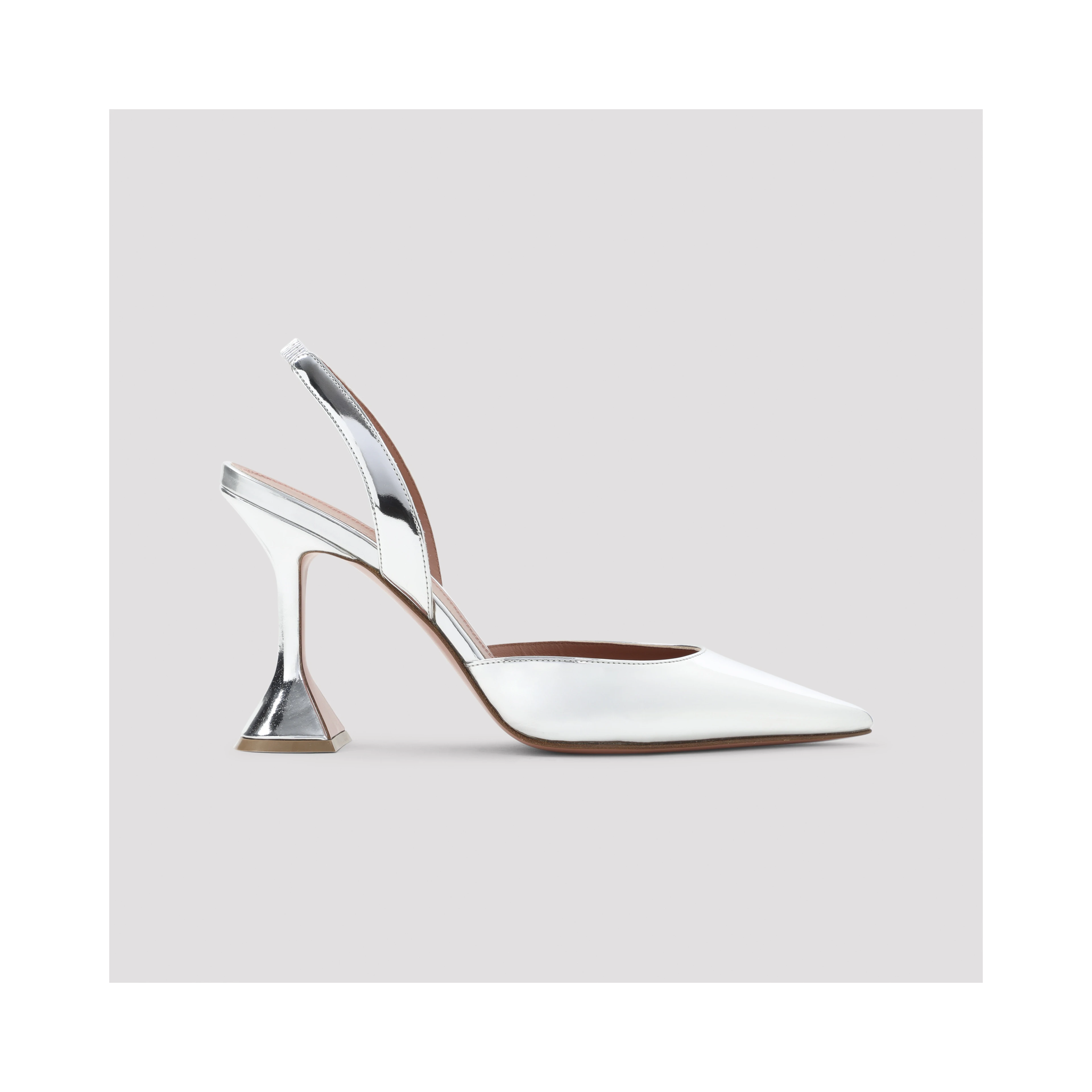 Amina Muaddi Holli Mirror 95 Slingback